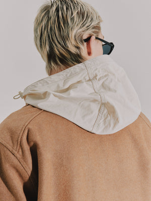 Recycled Wool Shirt Camel