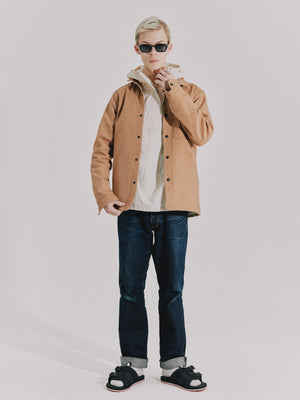 Recycled Wool Shirt Camel